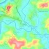 Kavungal topographic map, elevation, terrain