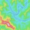 Eddyville topographic map, elevation, terrain