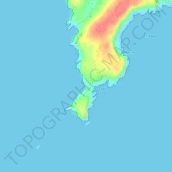 Galley Head topographic map, elevation, terrain
