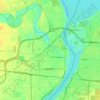 Port Huron topographic map, elevation, terrain