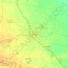 Harlingen topographic map, elevation, terrain