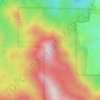 Cameron Cone topographic map, elevation, terrain