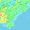 Beach Bluff topographic map, elevation, terrain