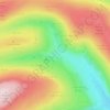 Foxup topographic map, elevation, terrain