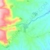 Ishiara topographic map, elevation, terrain