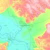 New Asyut topographic map, elevation, terrain