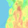 North Olympia topographic map, elevation, terrain