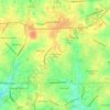 Country Club Acres topographic map, elevation, terrain