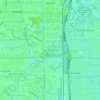 Paradise Palms topographic map, elevation, terrain