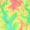 Aspen Hill topographic map, elevation, terrain