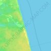 Marconi Beach topographic map, elevation, terrain