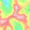 Latir Mesa topographic map, elevation, terrain