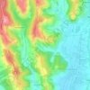 Kaargebirge topographic map, elevation, terrain
