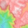 Parunthumpara topographic map, elevation, terrain