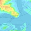 Shotley Gate topographic map, elevation, terrain