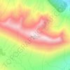 Slim Mountain topographic map, elevation, terrain