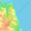 Scientists Cliffs topographic map, elevation, terrain