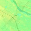 Chókwè topographic map, elevation, terrain
