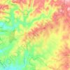 Yatta topographic map, elevation, terrain