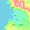Parapat topographic map, elevation, terrain
