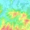 Curtisden Green topographic map, elevation, terrain