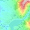 Debar topographic map, elevation, terrain