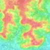 Brousse topographic map, elevation, terrain