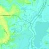 Birulia topographic map, elevation, terrain