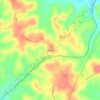 Vossburg topographic map, elevation, terrain