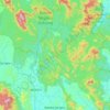 Jerantut topographic map, elevation, terrain