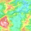 Hazas de Cesto topographic map, elevation, terrain