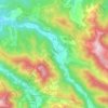 Ercé topographic map, elevation, terrain