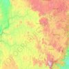 Haute Matsiatra topographic map, elevation, terrain