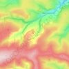 Hunstanworth topographic map, elevation, terrain