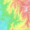 Lo Barnechea topographic map, elevation, terrain