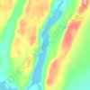 Wendigo Lake topographic map, elevation, terrain