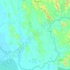 Hulu Bernam Barat topographic map, elevation, terrain