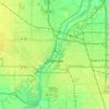 Saginaw topographic map, elevation, terrain