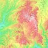 Moianès topographic map, elevation, terrain