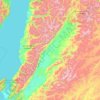 Barguzin River topographic map, elevation, terrain