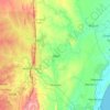 Moamba topographic map, elevation, terrain