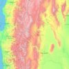 San Juan Province, Argentina topographic map, elevation, terrain