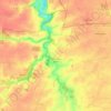 Autruy-sur-Juine topographic map, elevation, terrain