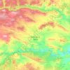 Elche de la Sierra topographic map, elevation, terrain