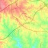 Archdale topographic map, elevation, terrain