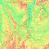 Meurthe-et-Moselle topographic map, elevation, terrain