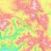 Şemdinli topographic map, elevation, terrain