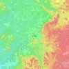 Éséka topographic map, elevation, terrain