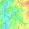Little Hallingbury topographic map, elevation, terrain