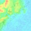 Dengie topographic map, elevation, terrain